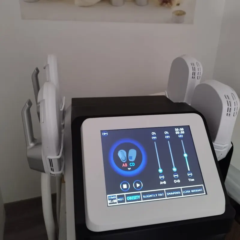 Aplicación de ondas electromagnéticas HifemSculpt