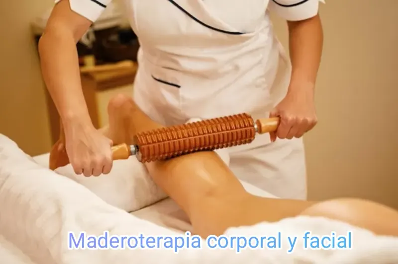 Sesión de maderoterapia corporal en Aqua Perruquers, Sant Feliu